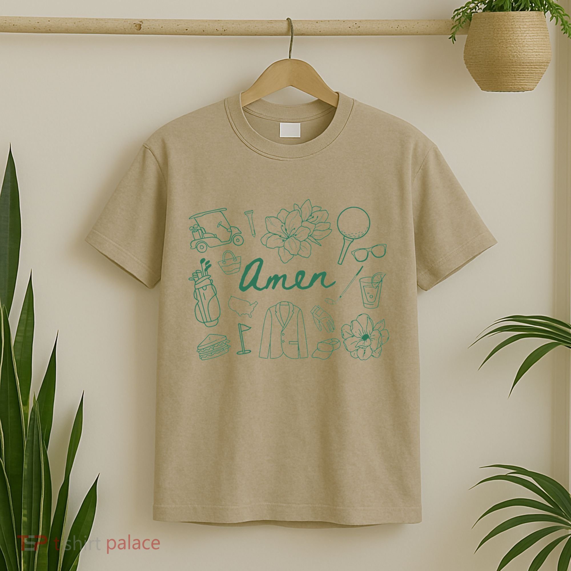 Golf Par Master Golfer Golf Lover Amen Gift T-Shirt