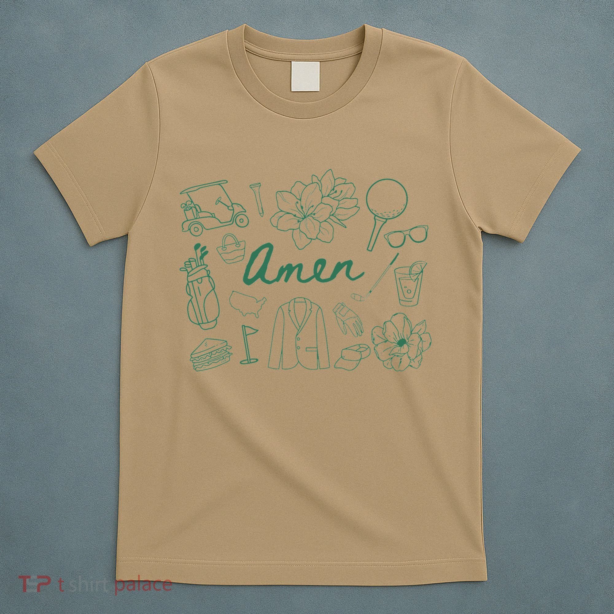 Golf Par Master Golfer Golf Lover Amen Gift T-Shirt
