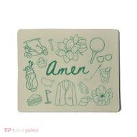 Golf Par Master Golfer Golf Lover Amen Gift Mousepad thumb 0