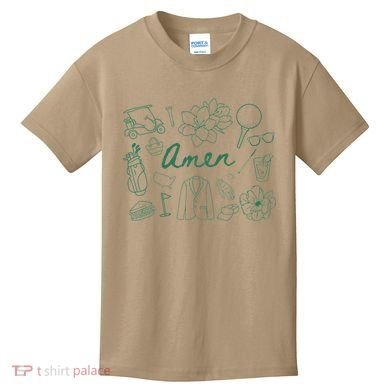 Golf Par Master Golfer Golf Lover Amen Gift Kids T-Shirt