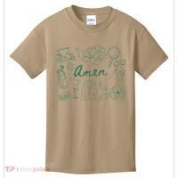 Golf Par Master Golfer Golf Lover Amen Gift Kids T-Shirt thumb 0