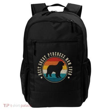 Great Pyrenees Mom Funny Dog Vintage Great Pyrenees Gift Backpack