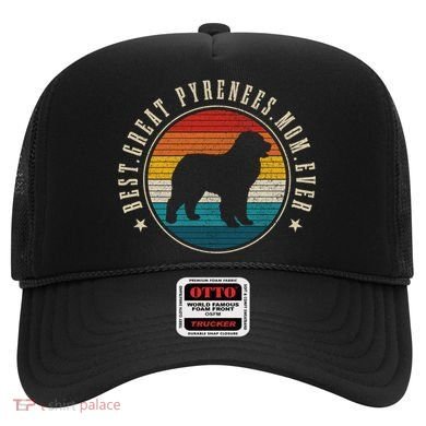 Great Pyrenees Mom Funny Dog Vintage Great Pyrenees Gift Hat