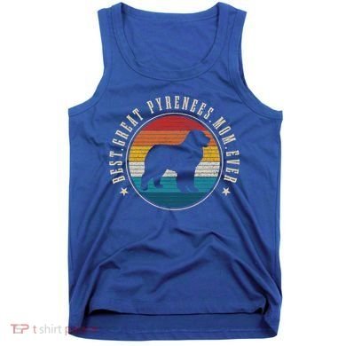 Great Pyrenees Mom Funny Dog Vintage Great Pyrenees Gift Tank Top