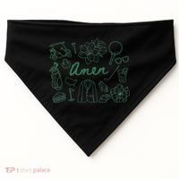 Golf Par Master Golfer Golf Lover Amen USA-Made Doggie Bandana thumb 0