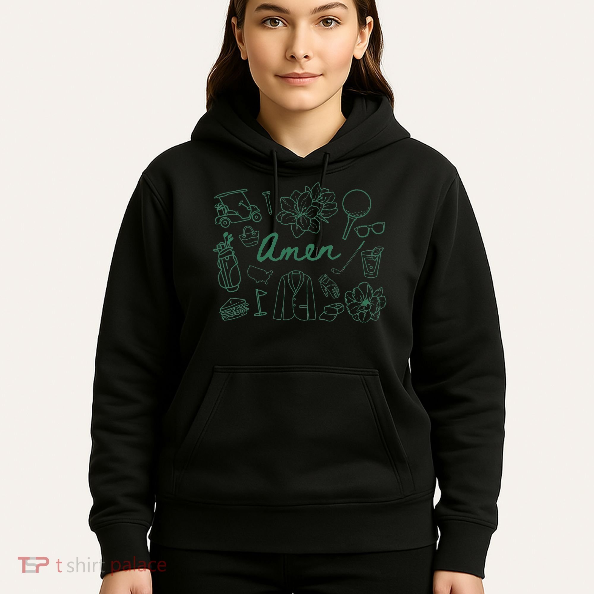 Golf Par Master Golfer Golf Lover Amen Hoodie