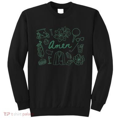 Golf Par Master Golfer Golf Lover Amen Sweatshirt