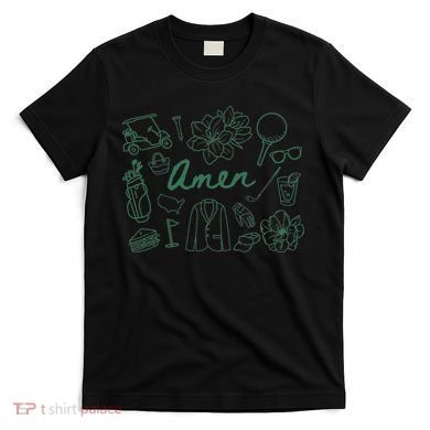 Golf Par Master Golfer Golf Lover Amen T-Shirt