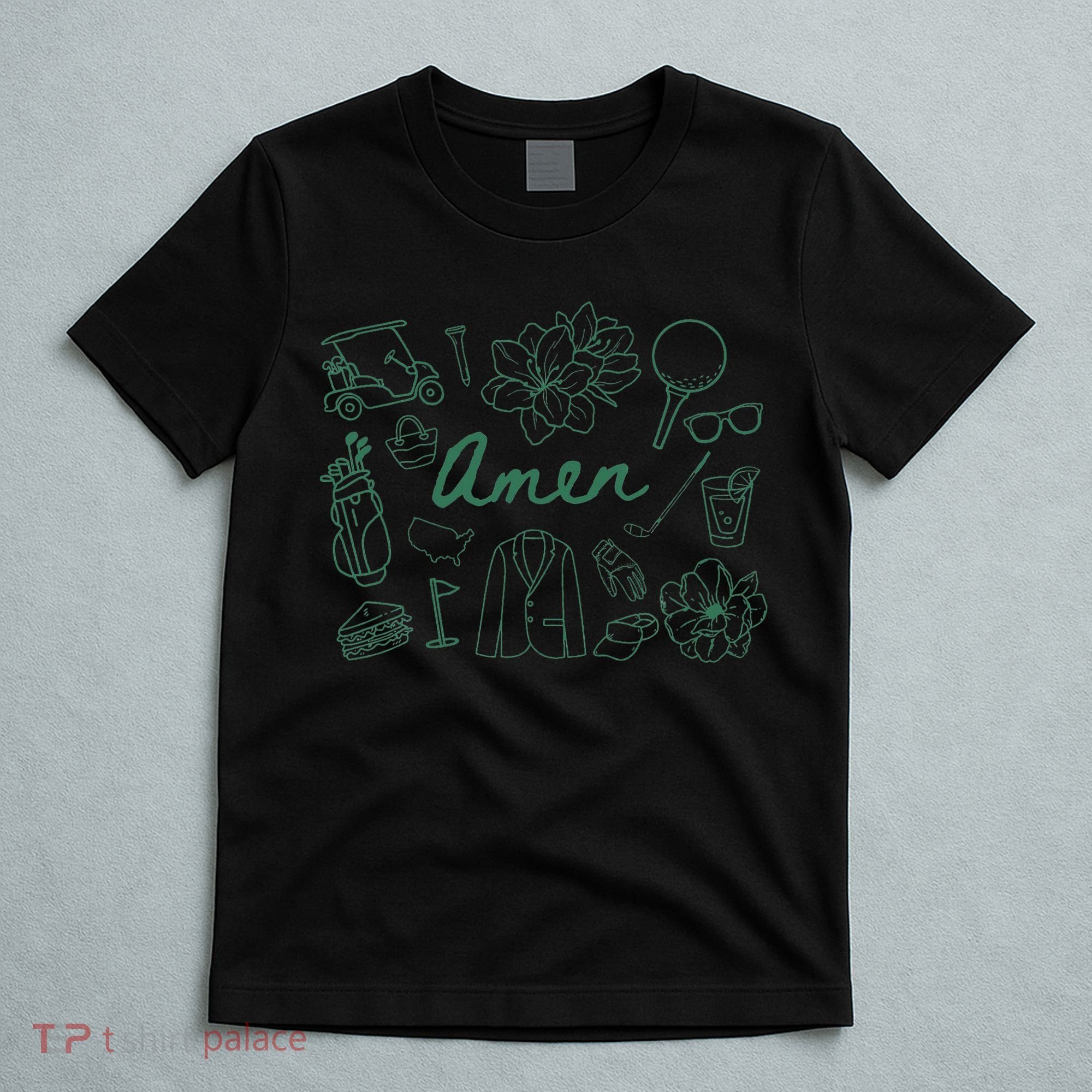 Golf Par Master Golfer Golf Lover Amen T-Shirt