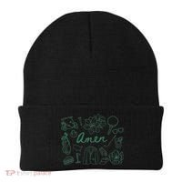 Golf Par Master Golfer Golf Lover Amen Beanie thumb 0