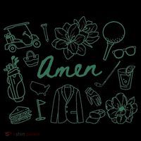 Golf Par Master Golfer Golf Lover Amen Women's Hoodie thumb 2