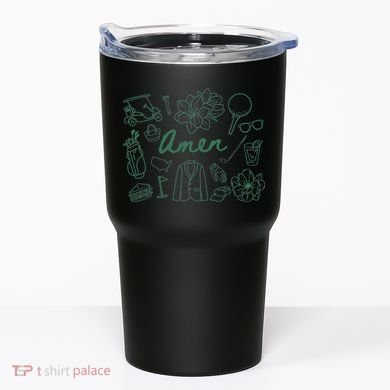 Golf Par Master Golfer Golf Lover Amen Tumbler