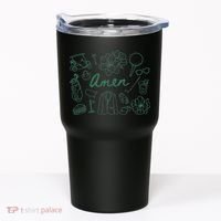 Golf Par Master Golfer Golf Lover Amen Tumbler thumb 0