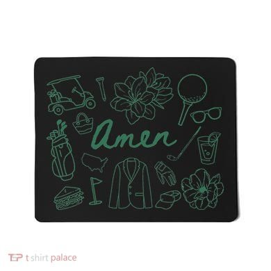 Golf Par Master Golfer Golf Lover Amen Mousepad