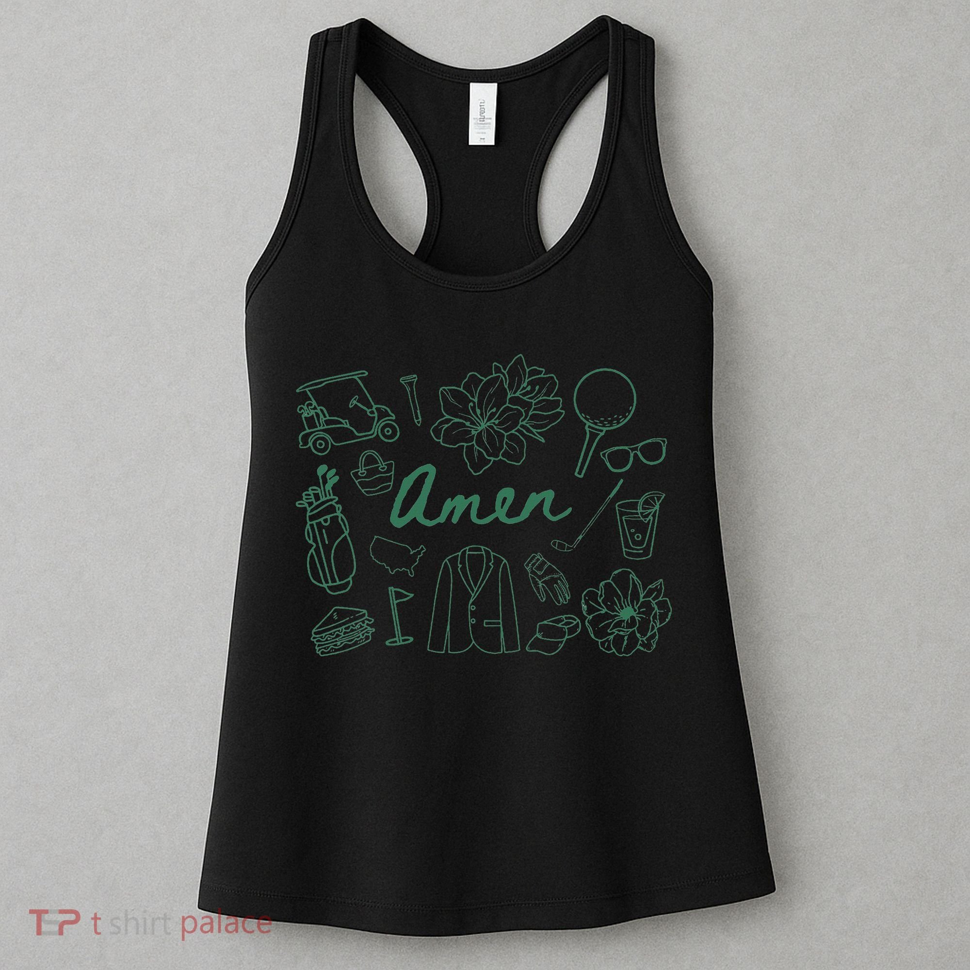Golf Par Master Golfer Golf Lover Amen Women's Tank Top