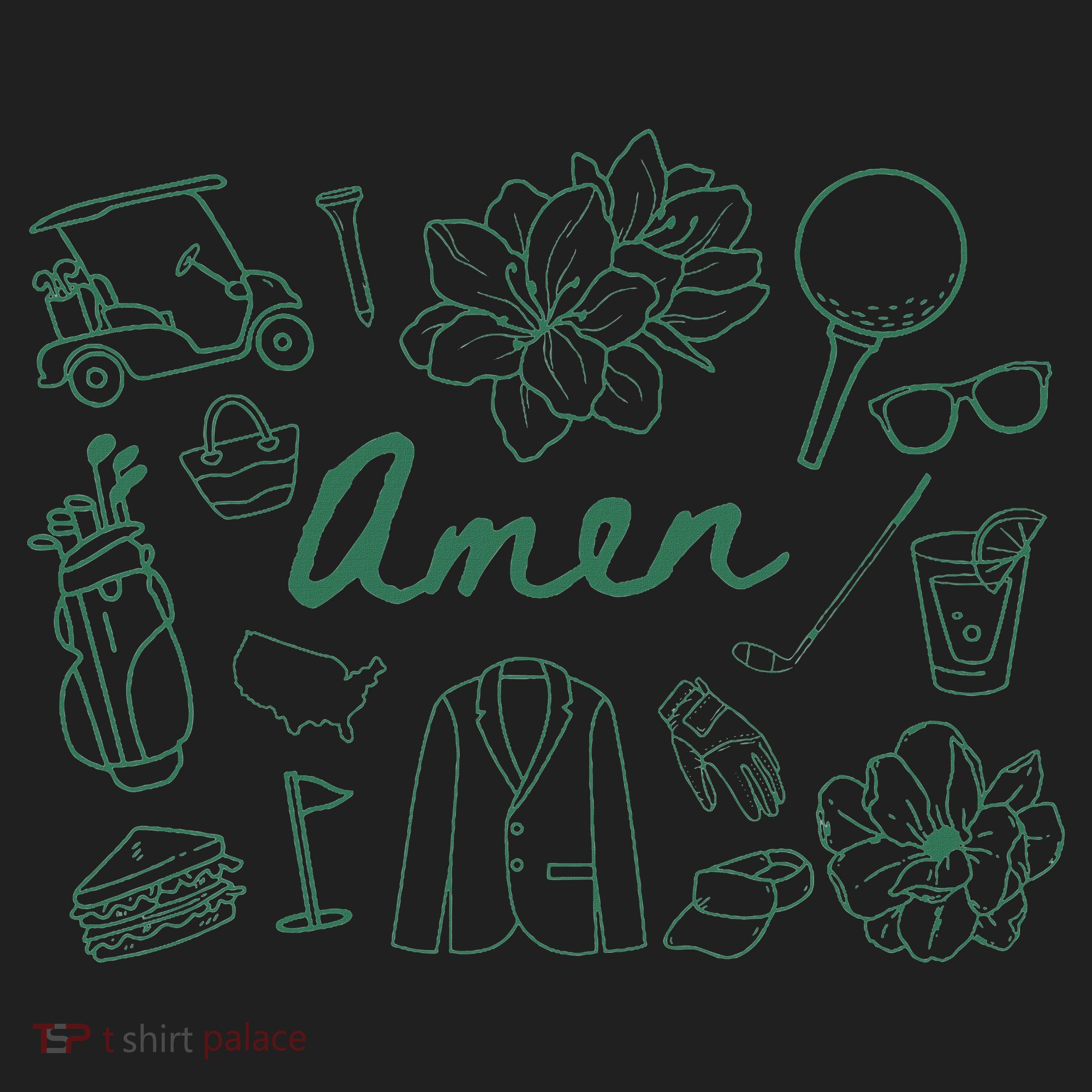 Golf Par Master Golfer Golf Lover Amen Hat