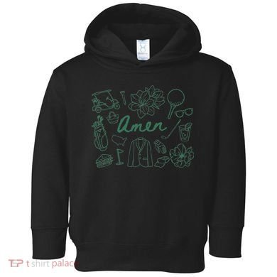 Golf Par Master Golfer Golf Lover Amen Toddler Hoodie
