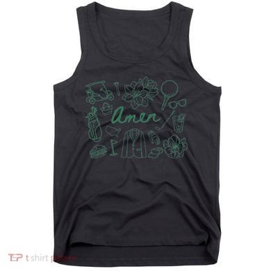 Golf Par Master Golfer Golf Lover Amen Tank Top