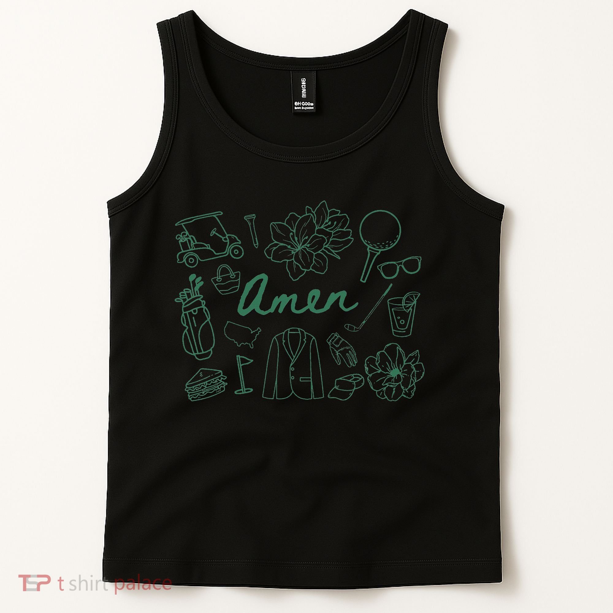 Golf Par Master Golfer Golf Lover Amen Tank Top