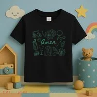Golf Par Master Golfer Golf Lover Amen Toddler T-Shirt thumb 3