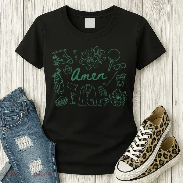 Golf Par Master Golfer Golf Lover Amen Women's T-Shirt