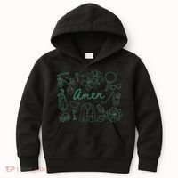 Golf Par Master Golfer Golf Lover Amen Kids Hoodie thumb 0