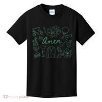 Golf Par Master Golfer Golf Lover Amen Kids T-Shirt thumb 0
