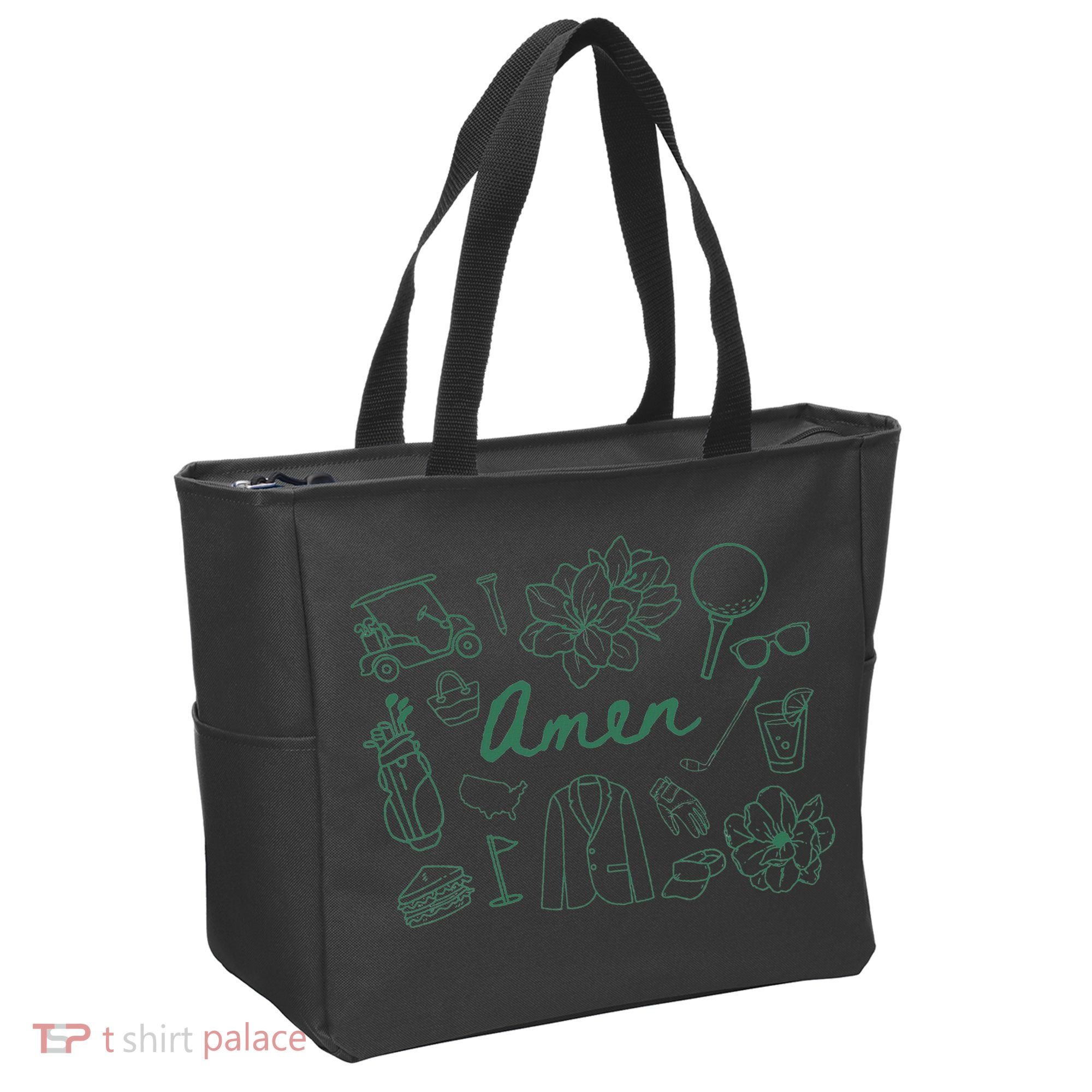 Golf Par Master Golfer Golf Lover Amen Tote Bag