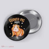 Guinea Pig Mom Mother´s Day Women Button thumb 0