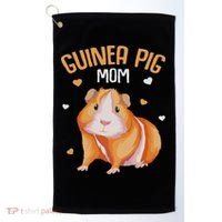 Guinea Pig Mom Mother´s Day Women Golf Towel thumb 0
