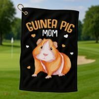 Guinea Pig Mom Mother´s Day Women Golf Towel thumb 1