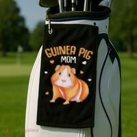 Guinea Pig Mom Mother´s Day Women Golf Towel thumb 2