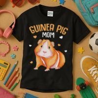 Guinea Pig Mom Mother´s Day Women Kids T-Shirt thumb 3