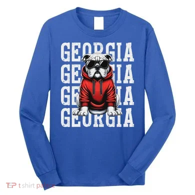 Georgia Personalized Name Long Sleeve Shirt