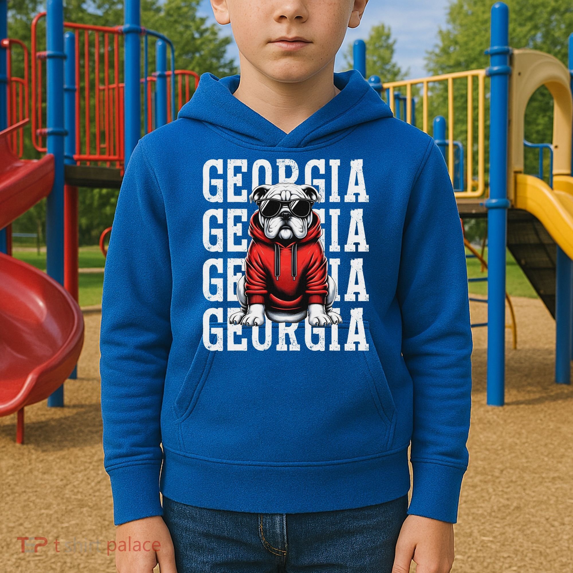 Georgia Personalized Name Kids Hoodie