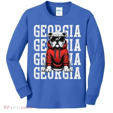 Georgia Personalized Name Kids Long Sleeve Shirt
