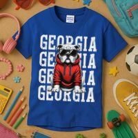 Georgia Personalized Name Kids T-Shirt thumb 3