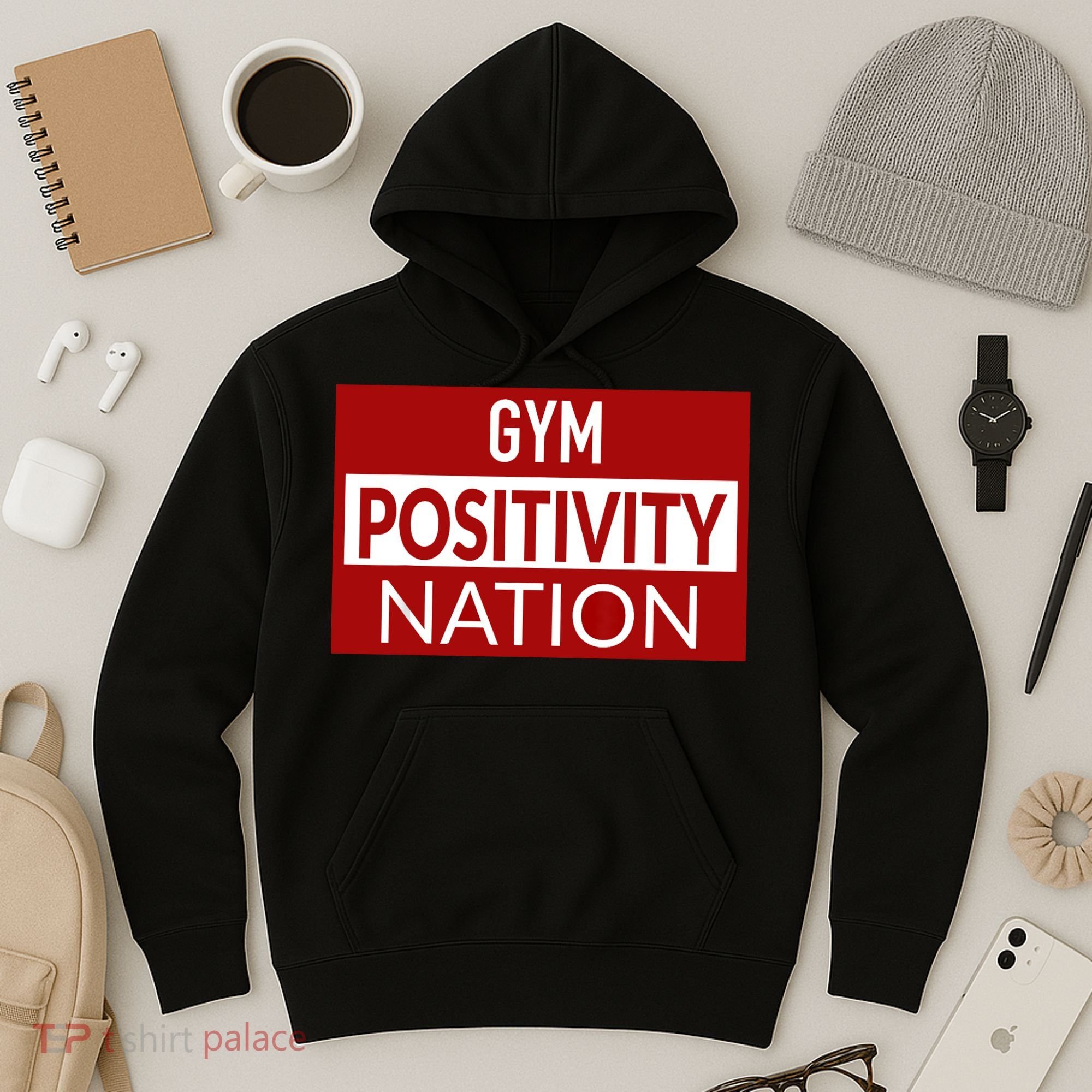 Gym positivity nation Hoodie