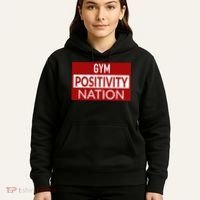 Gym positivity nation Hoodie thumb 5
