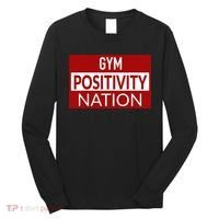 Gym positivity nation Long Sleeve Shirt thumb 0