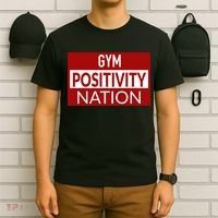 Gym positivity nation T-Shirt thumb 6