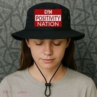 Gym positivity nation Bucket Hat thumb 3