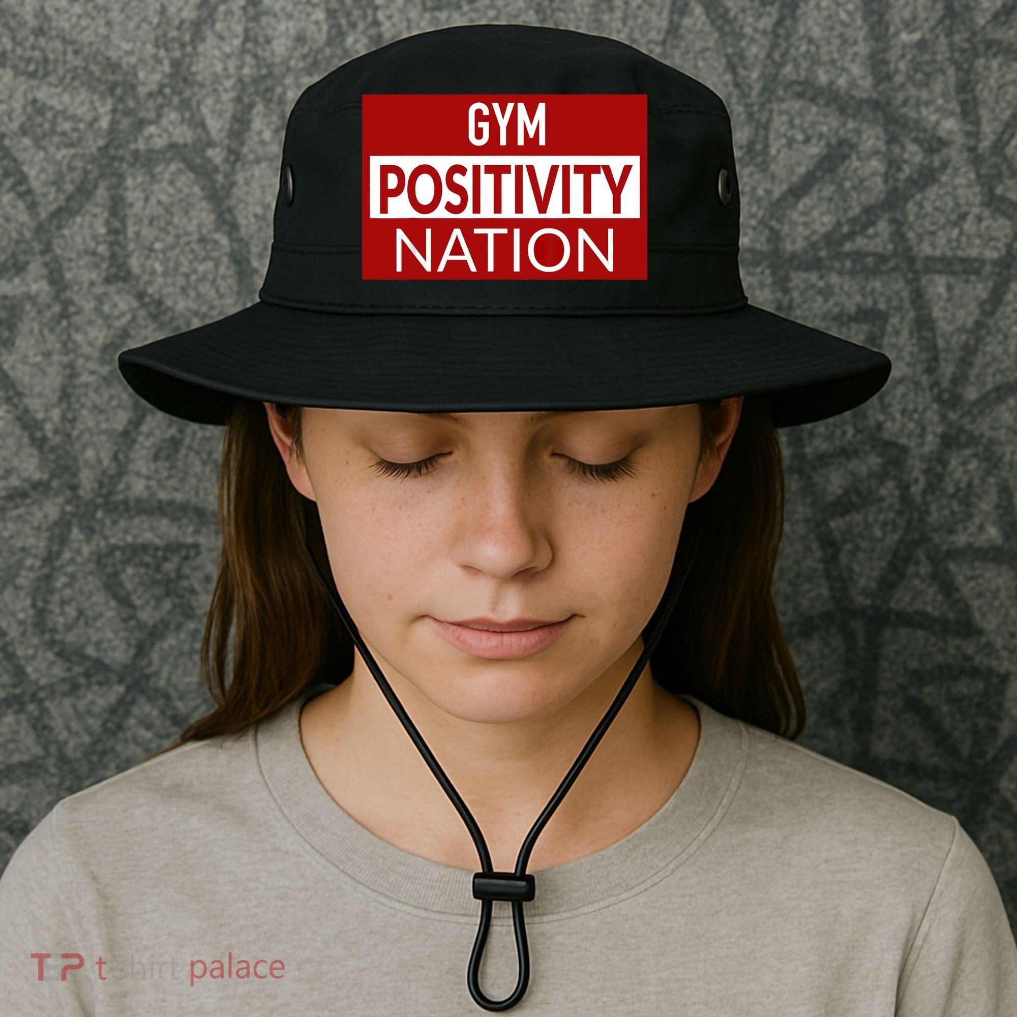 Gym positivity nation Bucket Hat
