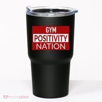 Gym positivity nation Tumbler thumb 0