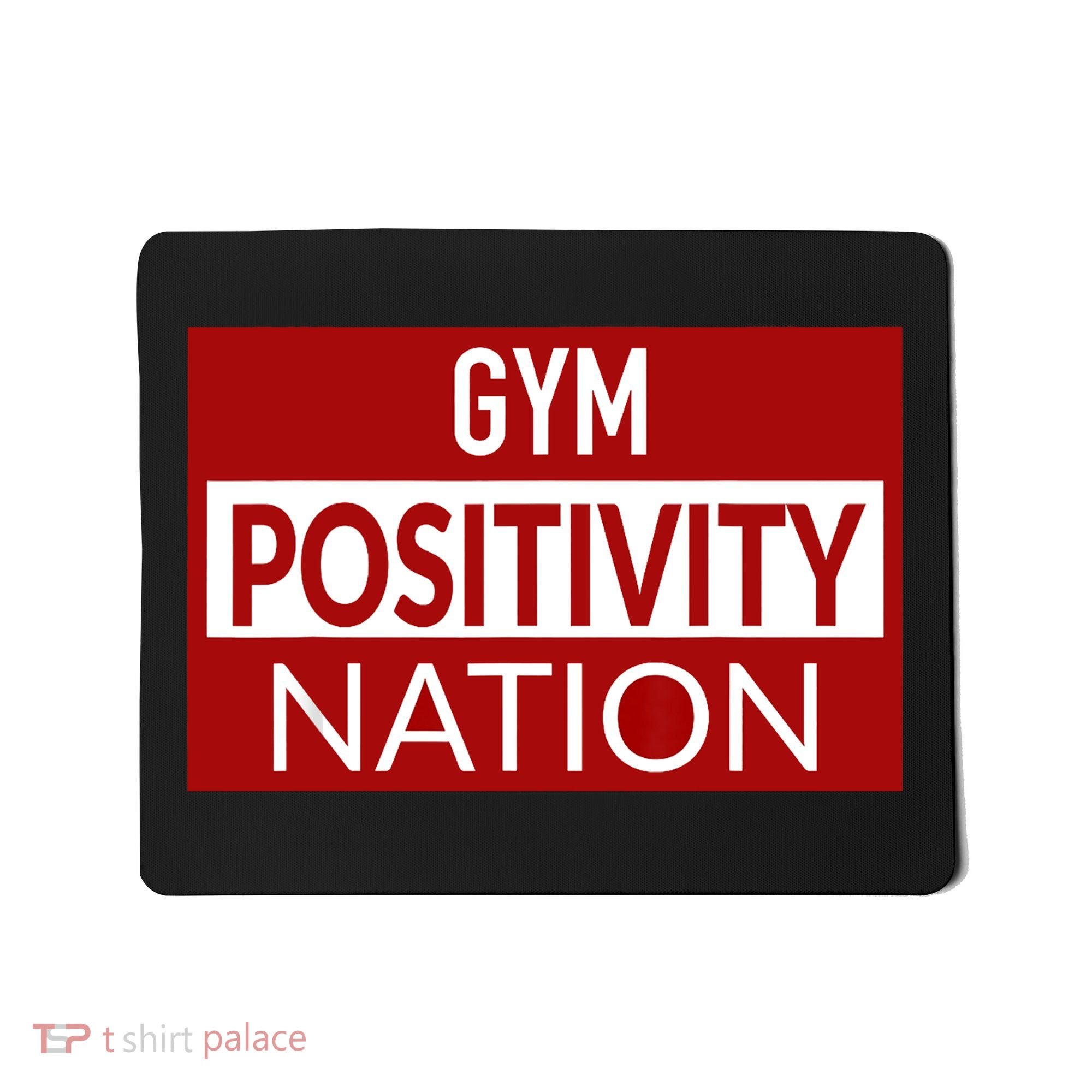 Gym positivity nation Mousepad