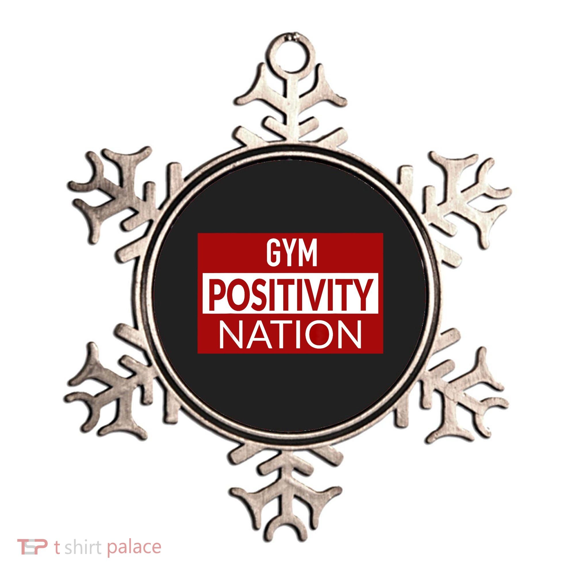 Gym positivity nation Ornament