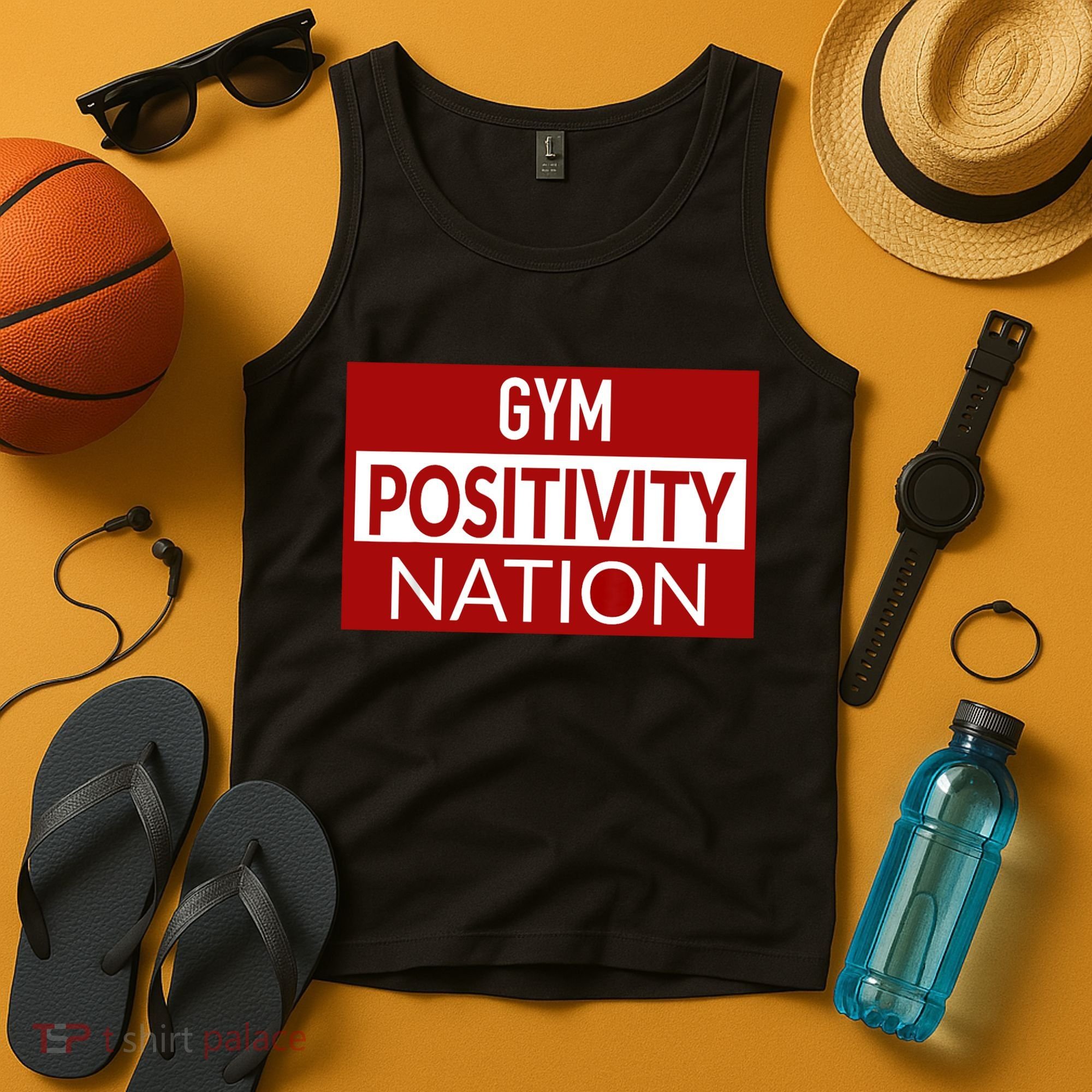 Gym positivity nation Tank Top