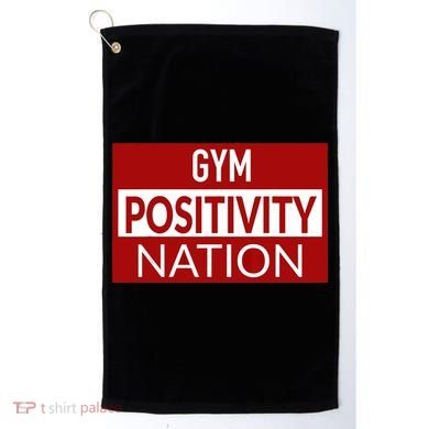 Gym positivity nation Golf Towel