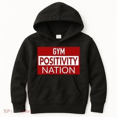 Gym positivity nation Kids Hoodie