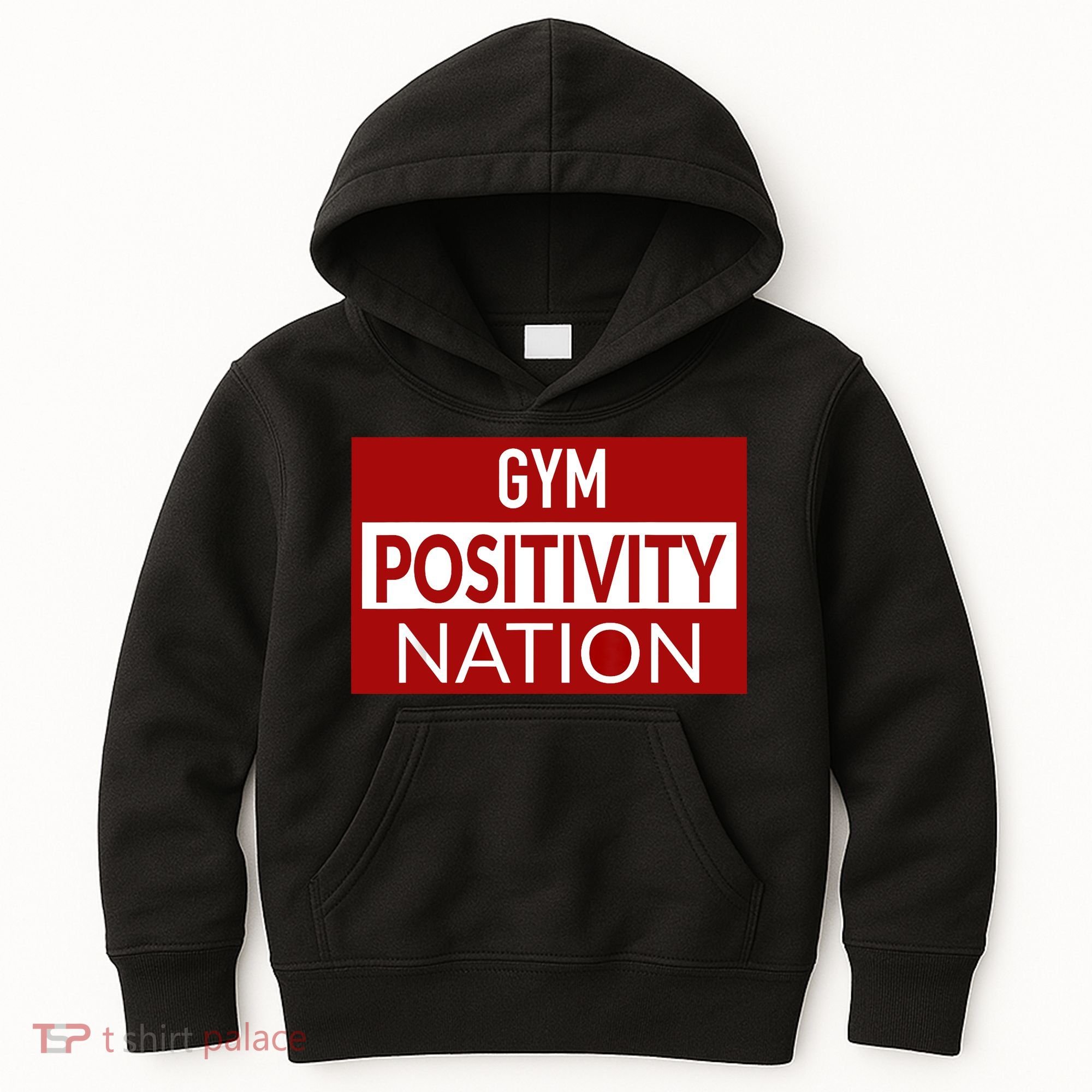 Gym positivity nation Kids Hoodie